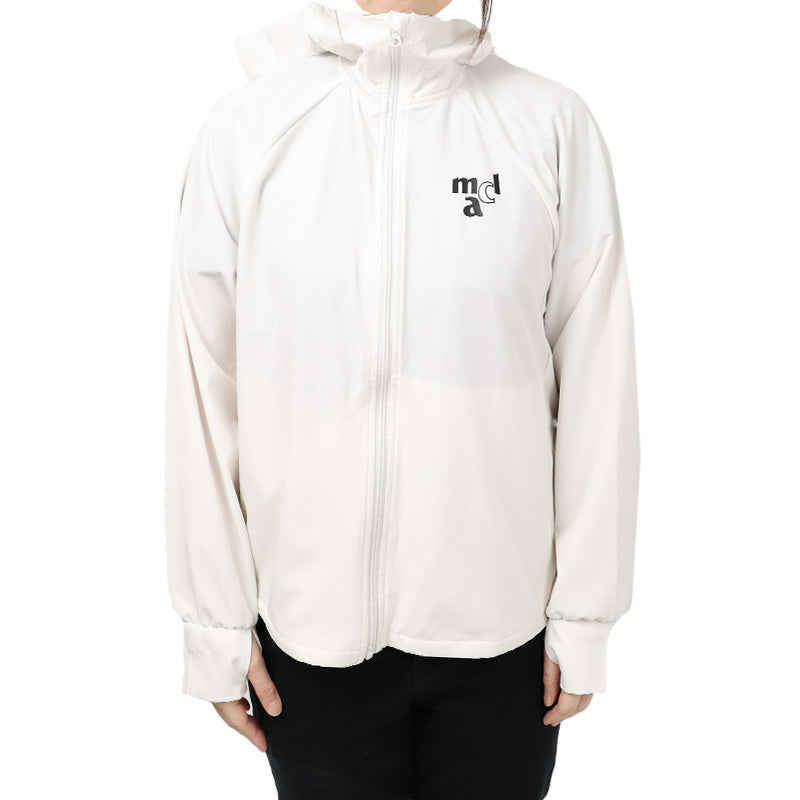 UVジャケット レディース 帽子付き UVカット パーカー 長袖 フード付き 紫外線対策 日焼け対策 軽量 M L LL ストレッチ 薄手 羽織り 冷房対策 無地