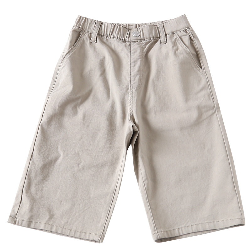 男の子 ハーフパンツ 半ズボン ストレッチ 短パン 春 夏 110~160cm キッズ ジュニア こども 子ども 子供服 ボーイズ ボーイ 男児 子供 ズボン ボトムス 通園 通学 デイリー (在庫限り)