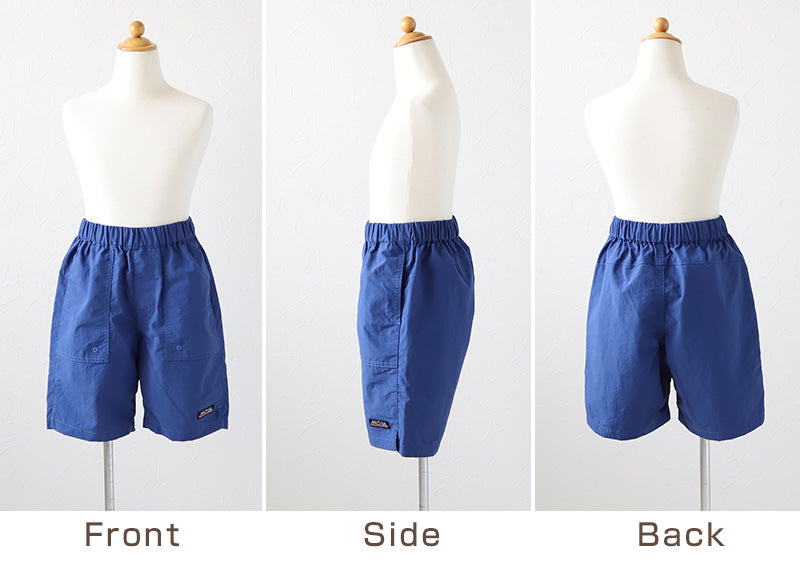 子供 ハーフパンツ 半ズボン 水陸両用 110cm~160cm (キッズ ジュニア ボトムス ボトム ズボン 子供服 水遊び 軽い 乾きやすい 夏 男児 男の子)