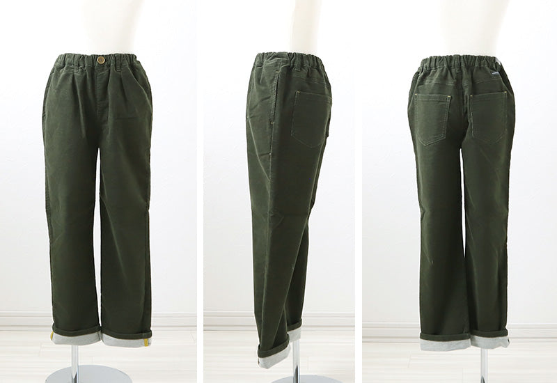 子供 長ズボン ロングパンツ ボトムス 130~160cm 冬 秋冬 あたたかい 暖かい コーデュロイ ズボン キッズ ジュニア こども 子ども 子供服 通学 デイリー ユニセックス 男女兼用 (在庫限り)