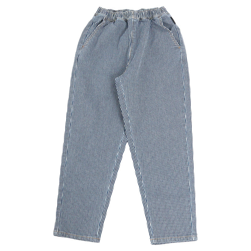 子供 デニム ストレッチパンツ 長ズボン ロングパンツ ボトムス シェフパンツ 男の子 140~160cm キッズ 子供服 ジーンズ ジーパン ズボン ジュニア こども 子ども 通学 デイリー 男児 ボーイ (在庫限り)