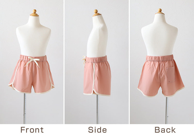女の子 ショートパンツ キッズ 夏 子供服 半ズボン ナイロン 140~160cm ジュニア パンツ ボトムス 子供 夏服 冷感 薄手 吸汗速乾 ガールズ ガール 女子 女児 ボトム スポーツ ダンス (在庫限り)