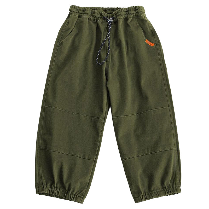 バルーンパンツ チノ ストレッチ キッズ 男の子 パンツ 子供服 130 140 150 160cm 長ズボン ズボン チノパン 通学 通園 カジュアル ボトムス ウエストゴム 伸びる かっこいい ゆったり おしゃれ 人気