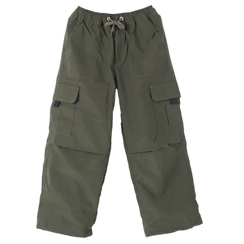 子供 女の子 裏フリース ズボン カーゴパンツ 長ズボン ロングパンツ ボトムス 120 130 140 150 160cm キッズ ジュニア こども 子供服 ボトムス 通園 通学 デイリー 冬 防寒 あたたかい あったか