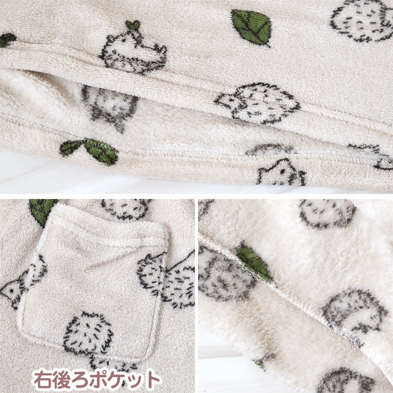 パジャマ レディース 冬 かわいい あったかい ルームウェア 長袖 婦人 ヘチマ襟 部屋着 M-L やわらかい もこもこ 柄 上下 ボーダー シマエナガ 花柄 クマ ハリネズミ パンダ