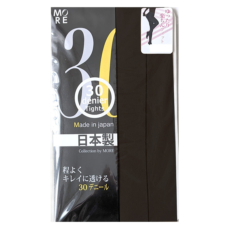 タイツ 30デニール 薄手 レディース ストッキング 大きいサイズ 大きめ 大寸 3L-4L・5L-6L ゆったり 締め付けない ノーサポート マチつき パンスト 3L 4L 5L 6L 伸びる 日本製
