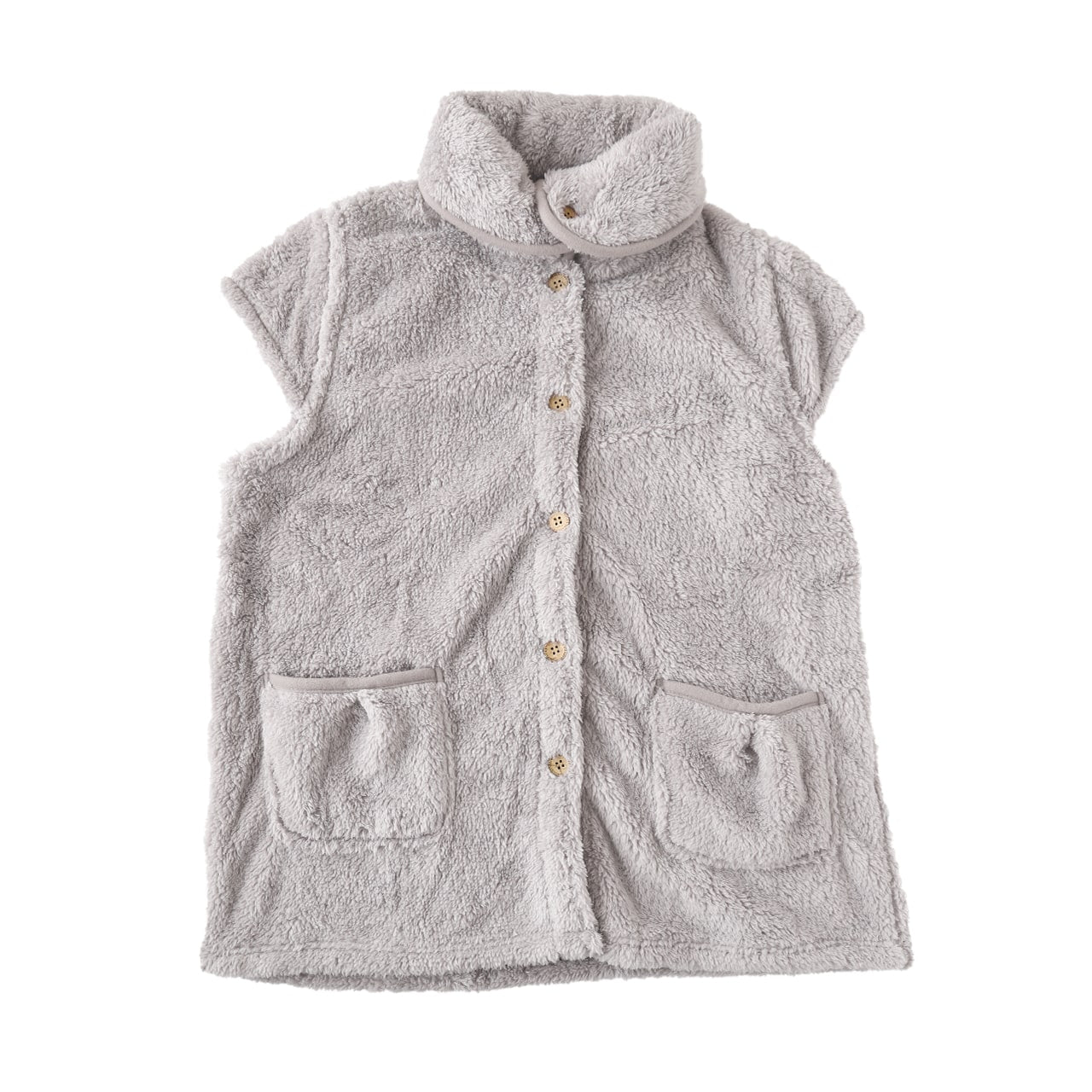 スリーパー 冬 大人 冬用 レディース ベスト もこもこ M-L パジャマ ルームウェア 部屋着 暖かい 羽織り あったか チョッキ 上着 シープタッチ