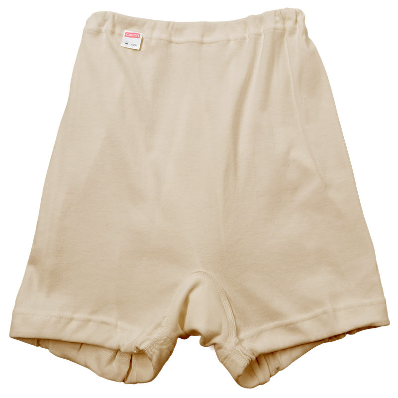 婦人 ズロース 綿100% レディース インナー 肌着 下着 日本製 CARON キャロン M L LL 綿 コットン ベーシックインナー 婦人肌着 裾ゴム 後ろマチ ウエストゴム交換可 ゆったり 快適 女性用インナー レディースインナー 婦人下着 綿素材