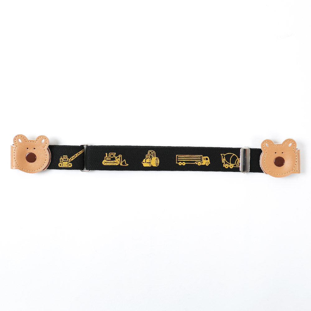 子供用 ループハンガーベルト 幅2.5cm×全長46cm (子供用ベルト 子ども キッズ ベルト クマ) (学用品) (在庫限り)