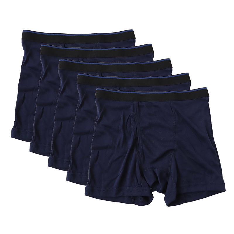 【 5枚セット 】ボクサーパンツ ボクサーブリーフ メンズ インナー ボクサー まとめ買い M~LL (無地 下着 パンツ 紳士下着 紳士肌着 男性 紳士 シンプル 前あき M L LL)