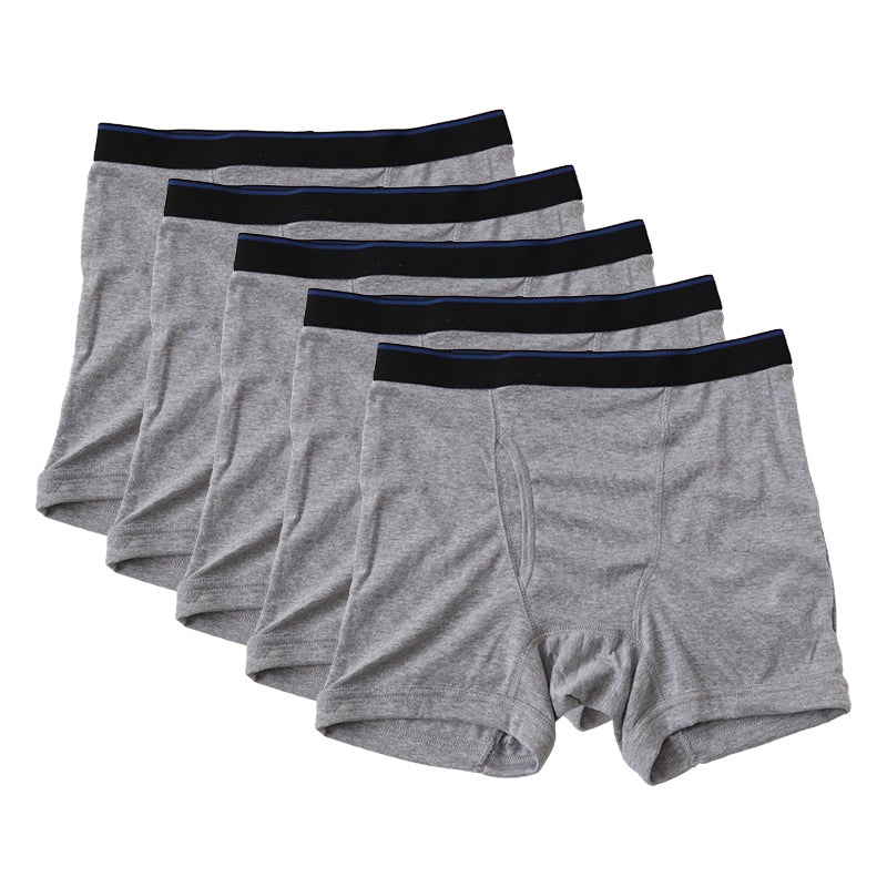 【 5枚セット 】ボクサーパンツ ボクサーブリーフ メンズ インナー ボクサー まとめ買い M~LL (無地 下着 パンツ 紳士下着 紳士肌着 男性 紳士 シンプル 前あき M L LL)