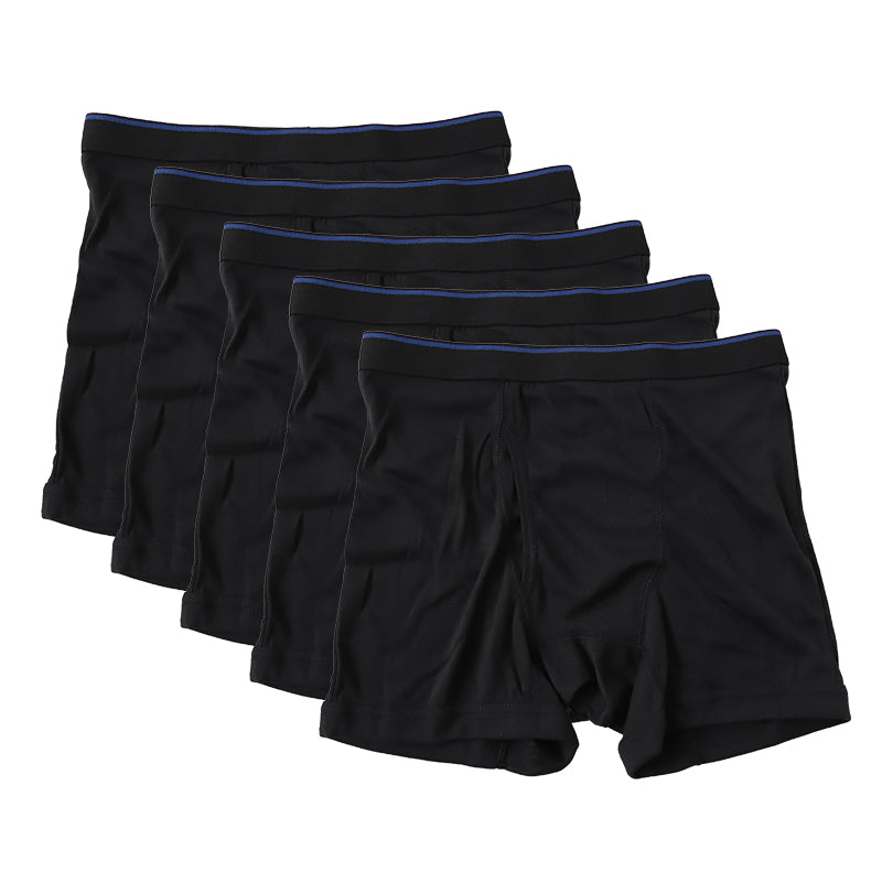 【 5枚セット 】ボクサーパンツ ボクサーブリーフ メンズ インナー ボクサー まとめ買い M~LL (無地 下着 パンツ 紳士下着 紳士肌着 男性 紳士 シンプル 前あき M L LL)