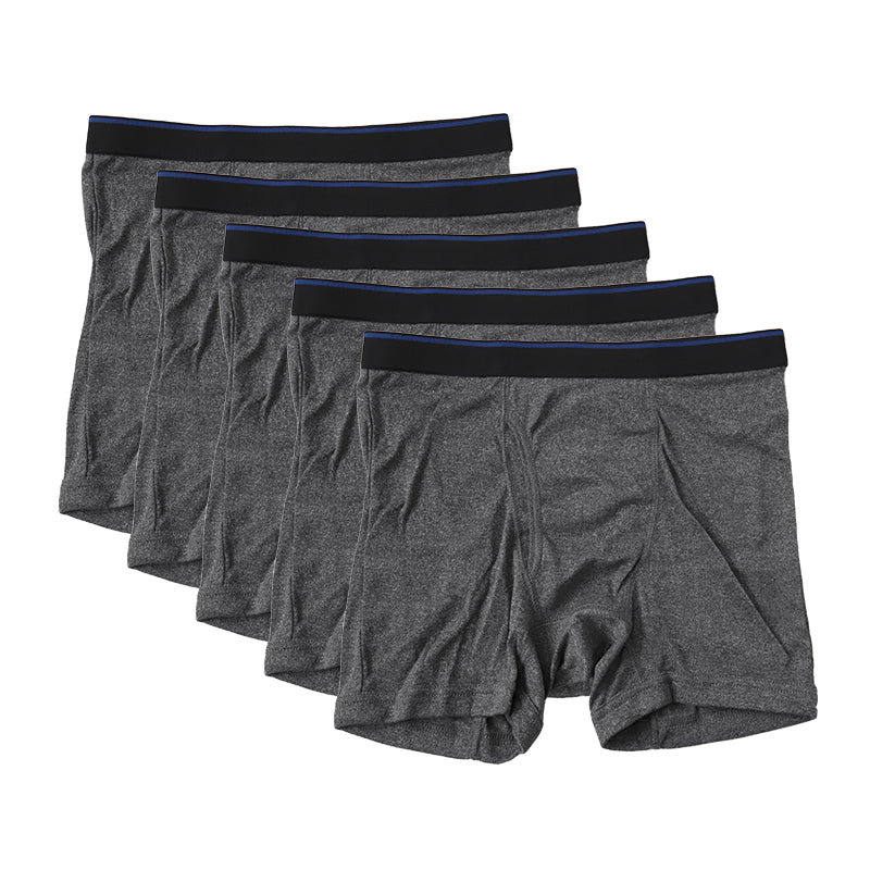 【 5枚セット 】ボクサーパンツ ボクサーブリーフ メンズ インナー ボクサー まとめ買い M~LL (無地 下着 パンツ 紳士下着 紳士肌着 男性 紳士 シンプル 前あき M L LL)