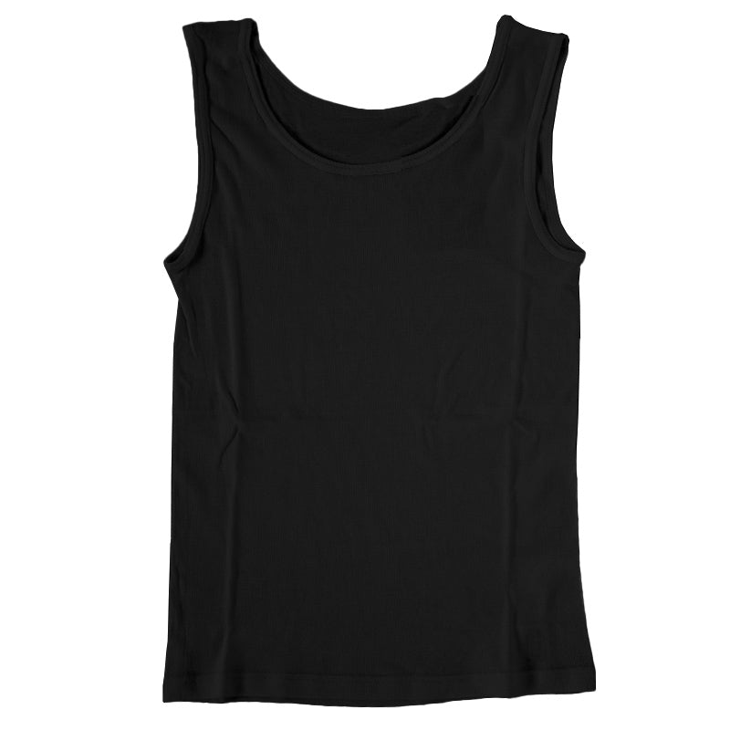 下着 タンクトップ 肌着 綿100% レディース M L LL 綿 インナー コットン 女性 無地 グレー 白 黒