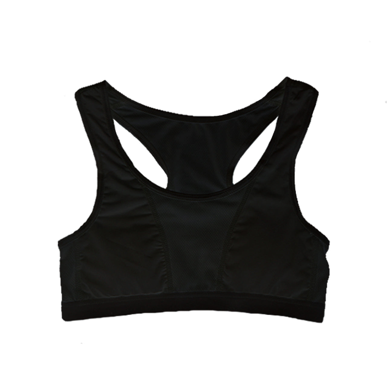 ジュニア スポーツブラ 中学生 ブラジャー カップ付ハーフトップ 140cm~165cm (スポブラ キッズ 子供 メッシュ 体育deインナー 肌着 ジュニアブラ 小学生 下着 Yバック スクールインナー 子供ブラ 140 150 160 165) (在庫限り)