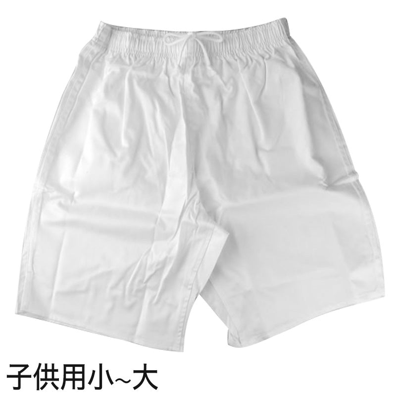 ウエストゴム式半パンツ 子供用小~大 (祭用品) (和装呉服) (取寄せ)