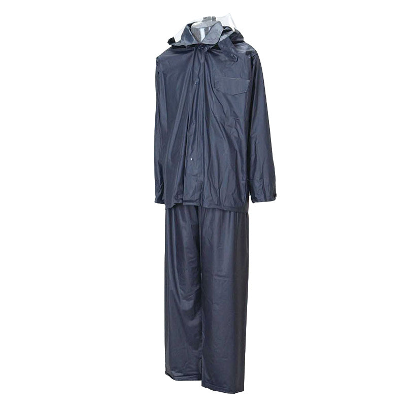 レインスーツ カッパ メンズ レディース 通勤 通学 M~3L ( 雨具 雨合羽 ツーリング 農作業 防水 クリア素材 旅行 バイク ハイキング 自転車 ) (取寄せ)