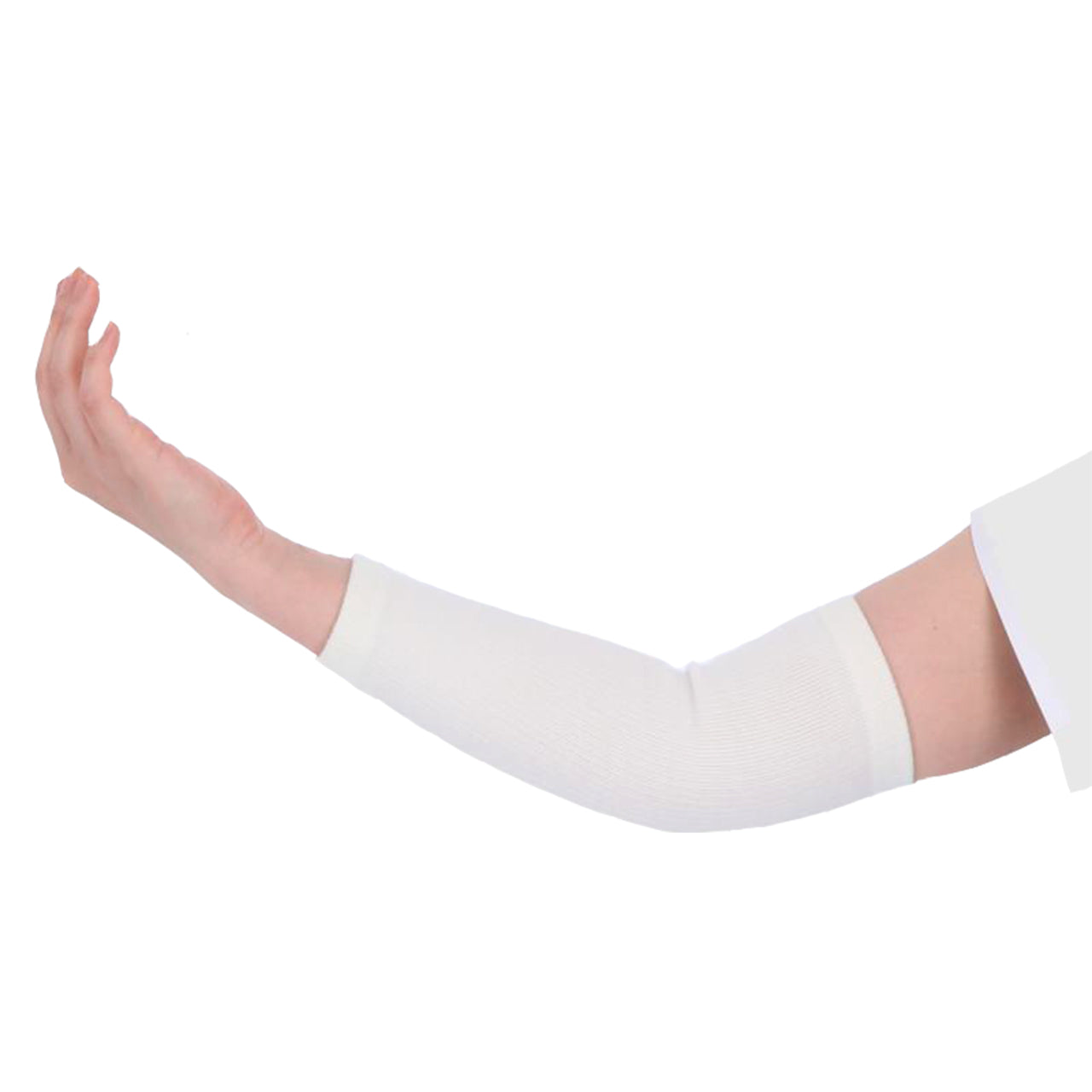 ひじサポーター 薄手 しっかり サポーター 肘 腕 ひじ用 フリーサイズ (冷え取り 冷え対策 通年) (介護肌着) (取寄せ)