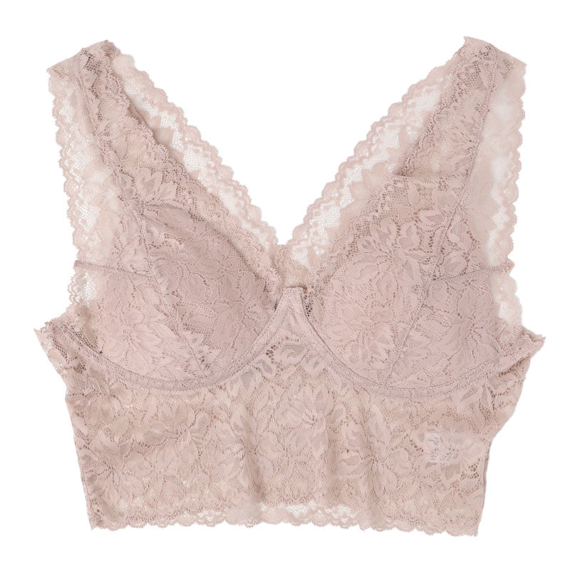 総レース ノンワイヤーブラ レディース ブラジャー ブラ 下着 肌着 花柄レース M L LL ストレッチ 伸縮 柔らかカップ パッドなし ワイヤーなし カップ裏綿 かぶりタイプ 楽ちん おしゃれ 上品 かわいい 婦人 女性 軽い着け心地