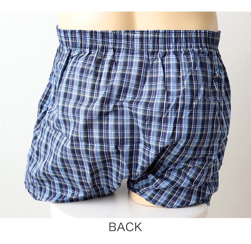 メンズ トランクス 綿100 2枚組 下着 パンツ 前開き おしゃれ かっこいい インナー M~5L 前あき 紳士 綿 大きいサイズ 3l 4l コットン セット 前あき まとめ買い 柄おまかせ