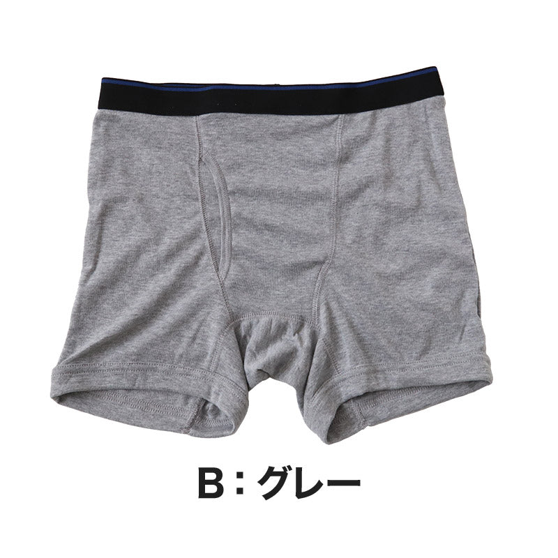 ボクサーパンツ ボクサーブリーフ メンズ インナー ボクサー 3l 4l 5l 大きいサイズ 3L~5L (下着 パンツ 紳士下着 紳士肌着 男性 紳士 シンプル 無地 前あき 前開き)