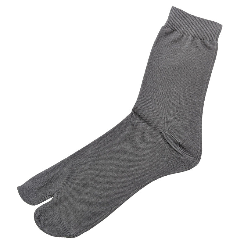 メンズ 足袋ソックス 靴下 大きいサイズ 薄手 日本製 26-28cm クルー丈 綿混 足袋 タビ 足袋靴下 足袋型靴下 くつ下 くつした 27cm