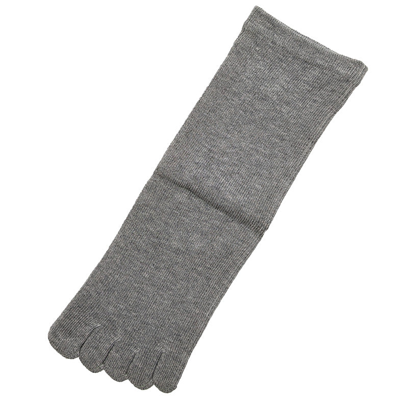 メンズ 5本指 ソックス ゴムなし スベリ止 24-28cm (五本指 靴下 男性 日本製 水虫対策 消臭 大きいサイズ 大寸) (在庫限り)