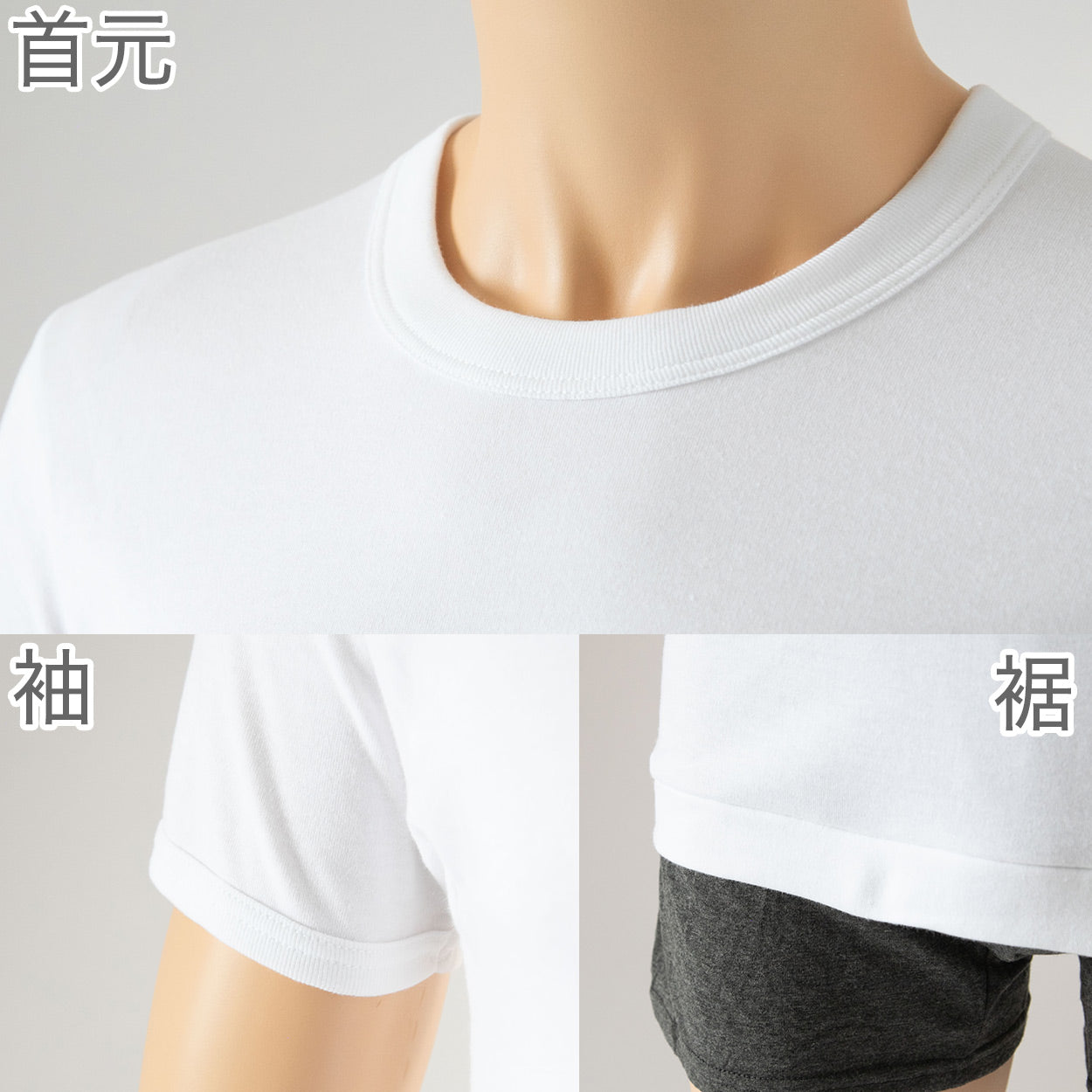 インナー シャツ メンズ 半袖 綿100% 2枚組 発熱 暖かい 丸首 クルーネック 厚手 厚地 M~LL 下着 肌着 冬 あったか 防寒 白 ホワイト コットン (在庫限り)