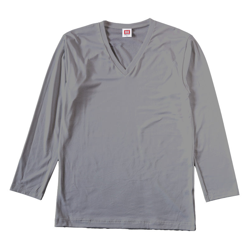 BVD あったか インナー tシャツ メンズ 裏起毛 長袖 冬 防寒 保温 Vネック 暖かい M~LL B.V.D 下着 ロング丈 ストレッチ あたたかい 白 黒 登山 無地