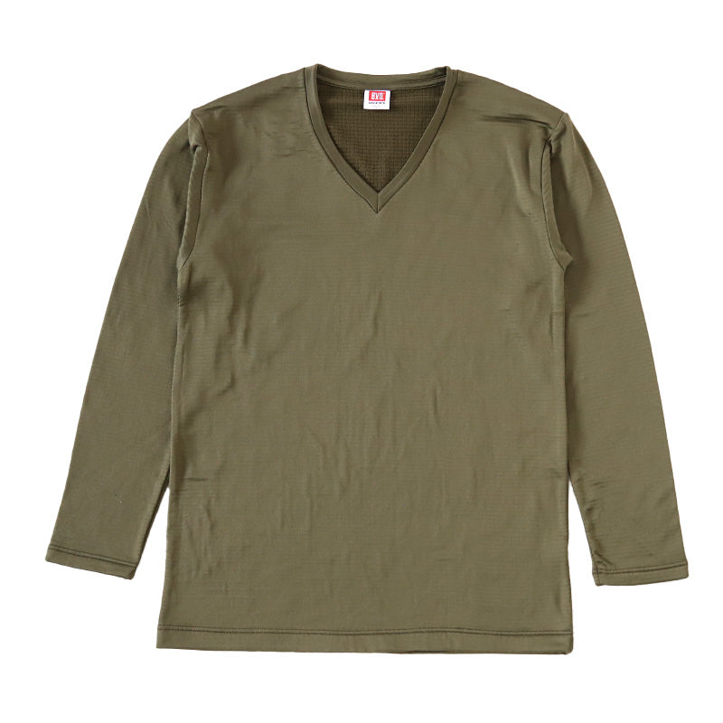 BVD 瞬暖 tシャツ vネック 長袖 M~LL v首 冬 防寒 保温 裏起毛 あったか 暖かい 下着 インナー シャツ 静電気防止 厚手 ビジネス アウトドア プレゼント ギフト