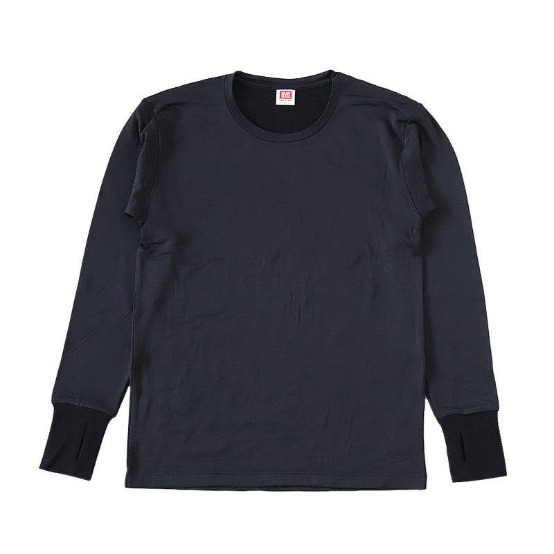 BVD 瞬暖 tシャツ クルーネック 長袖 サムホール M~LL 丸首 冬 防寒 保温 裏起毛 あったか 暖かい 下着 インナー シャツ 静電気防止 厚手 ビジネス アウトドア プレゼント ギフト