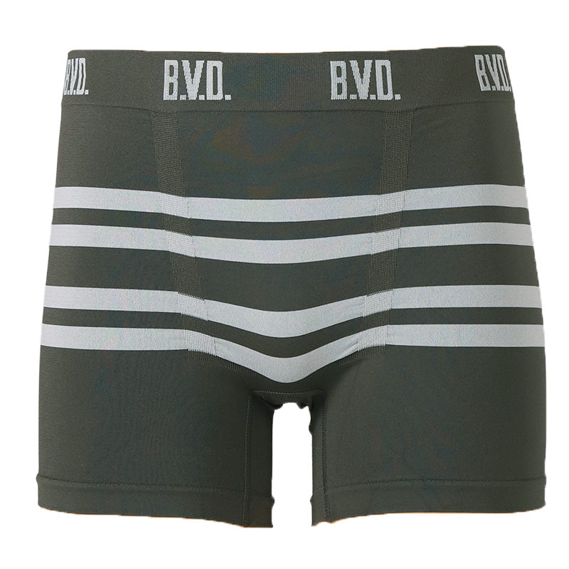 BVD ボクサーパンツ メンズ 前閉じ ボーダー M L LL 下着 アンダーウェア ボクサーブリーフ ソフトフィット サラッと 快適 通気性 吸汗 伸縮性 やわらかい 履きやすい シンプル 無地 おしゃれ デイリー立体成型 締め付けない 蒸れにくい プレゼント