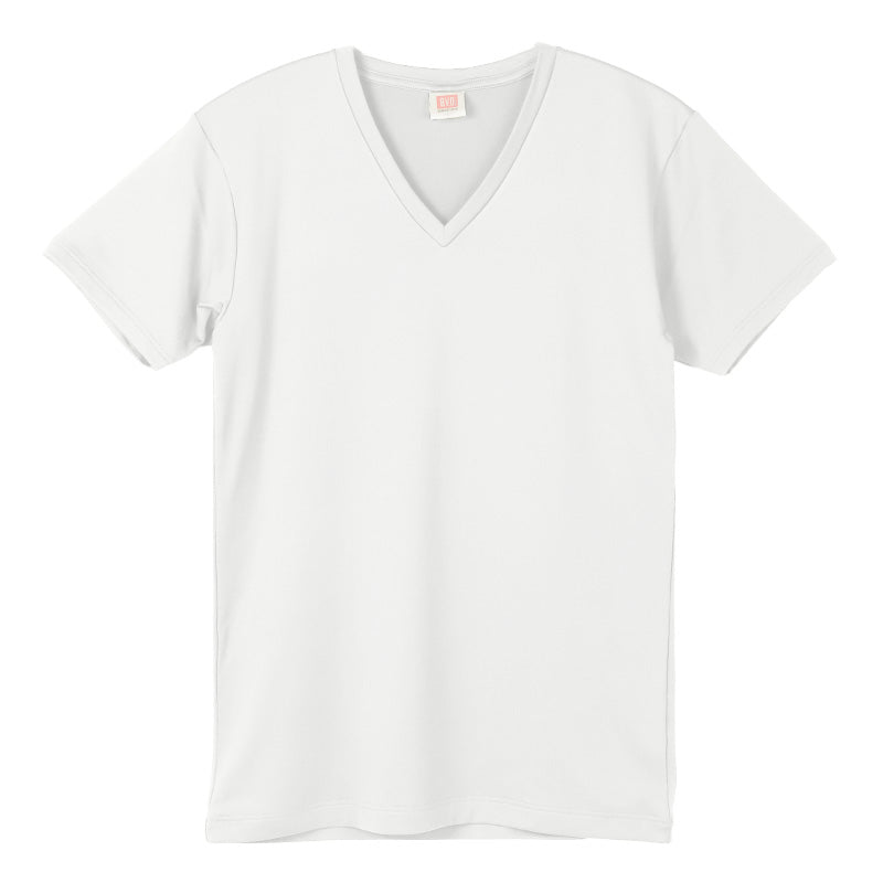 BVD 瞬暖 tシャツ vネック 半袖 メンズ 裏起毛 M L LL B.V.D. v首 冬 防寒 保温 防寒 あったか 暖かい 下着 インナー シャツ 静電気防止 厚手 ストレッチ フィット 秋冬 秋 冬 暖インナー プレゼント ギフト
