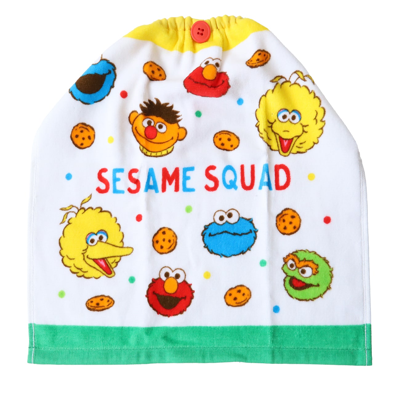 スタイ タオルエプロン 保育園 よだれかけ エプロン 約34×35cm お食事エプロン 園児 幼稚園 キッズ 子供 キャラクタータオル フェイスタオル おりこうタオル 通園 キャラクター 可愛い