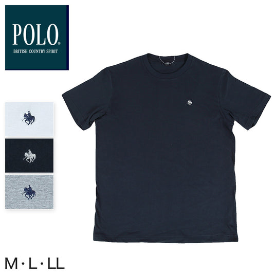 グンゼ POLO Tシャツ メンズ 綿100% M~LL (GUNZE tシャツ 半袖 シャツ 綿 下着 インナーシャツ クルーネック トップス 肌着 インナー ポロ M L LL)