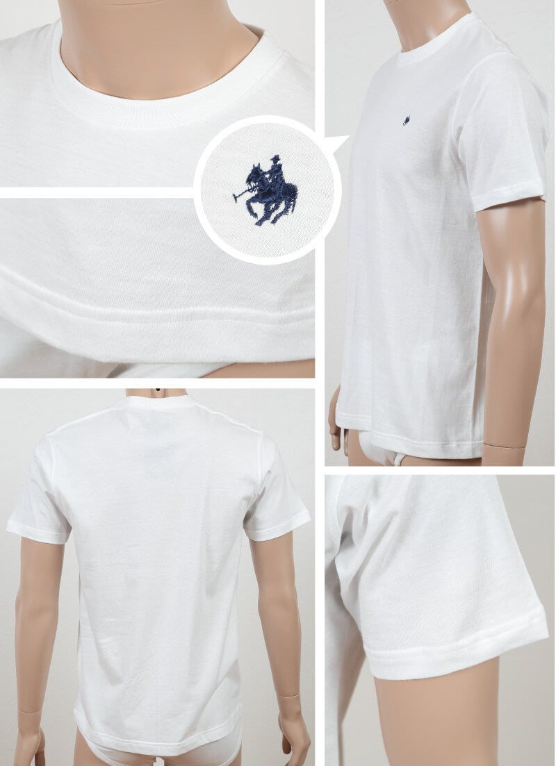 グンゼ POLO Tシャツ メンズ 綿100% M~LL (GUNZE tシャツ 半袖 シャツ 綿 下着 インナーシャツ クルーネック トップス 肌着 インナー ポロ M L LL)