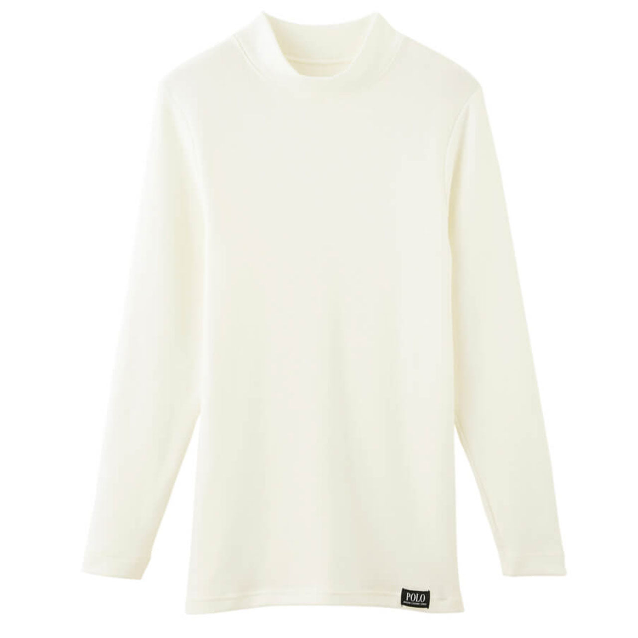 グンゼ 裏起毛 メンズ ニット長袖インナーPOLO M~LL (ハイネック M L LL おしゃれ かっこいい 黒 紺 白) (在庫限り)