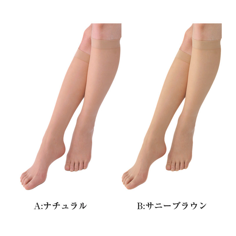5本指 ストッキング ひざ下 レディース 段階着圧 抗菌 防臭加工 22-25㎝ ソックス ストッキング 引き締め 美脚 蒸れにくい パンティストッキング ムレ対策 レヴアル 女性 婦人 くつ下 むくみ