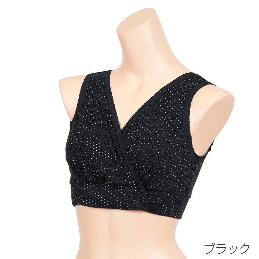 授乳ブラ ノンワイヤー ローズマダム 綿100% アンダーオープン M~LL (マジックテープ マタニティブラ 妊婦 妊娠 出産 綿 コットン 産前 産後 下着 インナー ブラジャー M L LL)