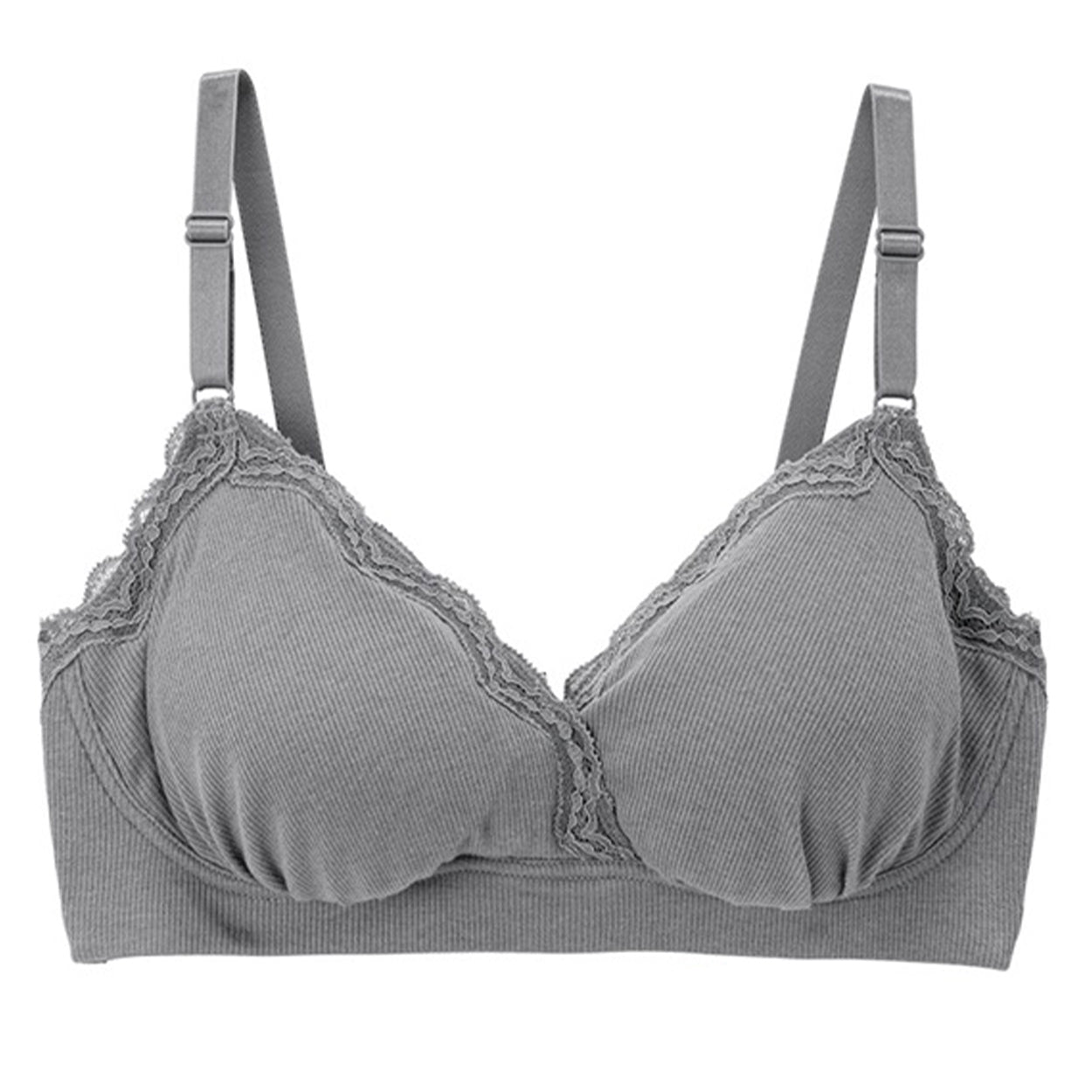 授乳ブラ マタニティ 産前 産後 ブラジャー カップ付き 下着 インナー カシュクール クロスオープン M~LL 出産準備 ワイヤーなし 4段階ホック マタニティウェア マタニティ服 ローズマダム おしゃれ