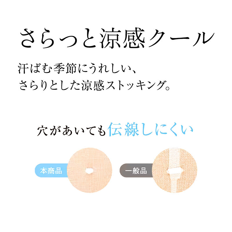 グンゼ サブリナ ストッキング 伝線 夏 S-M~L-LL レディース パンスト 伝線しにくい GUNZE SABRINA UV 涼感 メッシュ サマー サマーストッキング