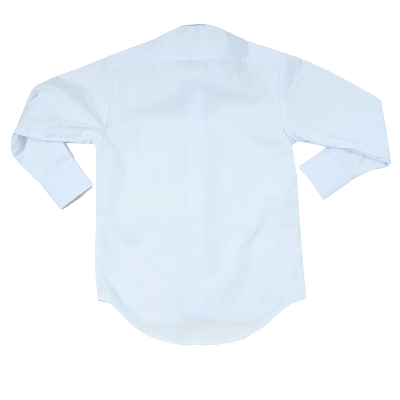 男子長袖カッターシャツ(第1ボタンがスナップ)3枚セット 110cm~130cm 学生服 ワイシャツ 小学生 男の子 制服 シャツ 形態安定 Yシャツ (送料無料)