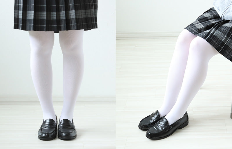 キッズ カラータイツ 80デニール 子供 タイツ 105cm~150cm 子供用 白 黒 ベージュ 肌色 女の子 男の子 発表会 お遊戯会 卒園式 日本製 こどもストッキング