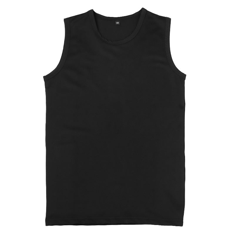 キッズ 野球 インナー ジュニア スポーツインナー 丸首 スリーブレス シャツ ノースリーブ 吸水速乾 UVカット 120 130 140 150 160 170cm 伸縮 アンダーシャツ 子供 男女兼用 白 黒 練習用 ベースボール サッカー 体育 速乾 夏用 (在庫限り)