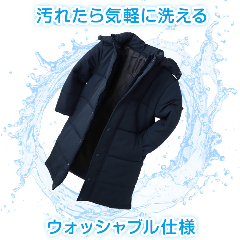 ベンチコート キッズ ジュニア ジャケット アウター フード付き 子供服 防寒 冬服 軽い 120~170cm・M~3L スクール用ジャケット 小学生 制服 コート 子供 男の子 女の子 暖かい 130 140 150 160 L LL (送料無料)