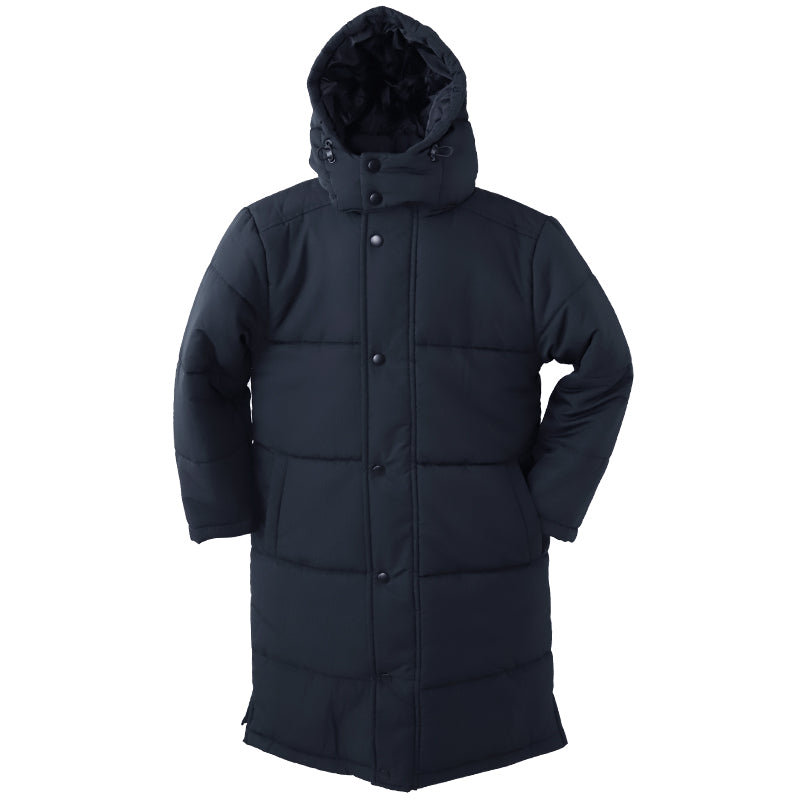 ベンチコート キッズ ジュニア ジャケット アウター サッカー バスケットボール フード付き 子供服 防寒 冬服 軽い 120~170cm・M~3L スクール用ジャケット 小学生 制服 コート 子供 男の子 女の子 暖かい 130 140 150 160 L LL (送料無料)