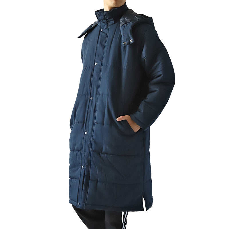 部活 ベンチコート ジュニア スポーツ サッカー ロング 男の子 キッズ 無地 M~3L 冬 スクールコート 男子 テニス 観戦 スポーツ観戦 中綿 フットサル 陸上 バレーボール バスケ 野球 剣道 防寒着 撥水 暖かい おしゃれ コーデ 軽い 軽量 アウター フード付き (送料無料)