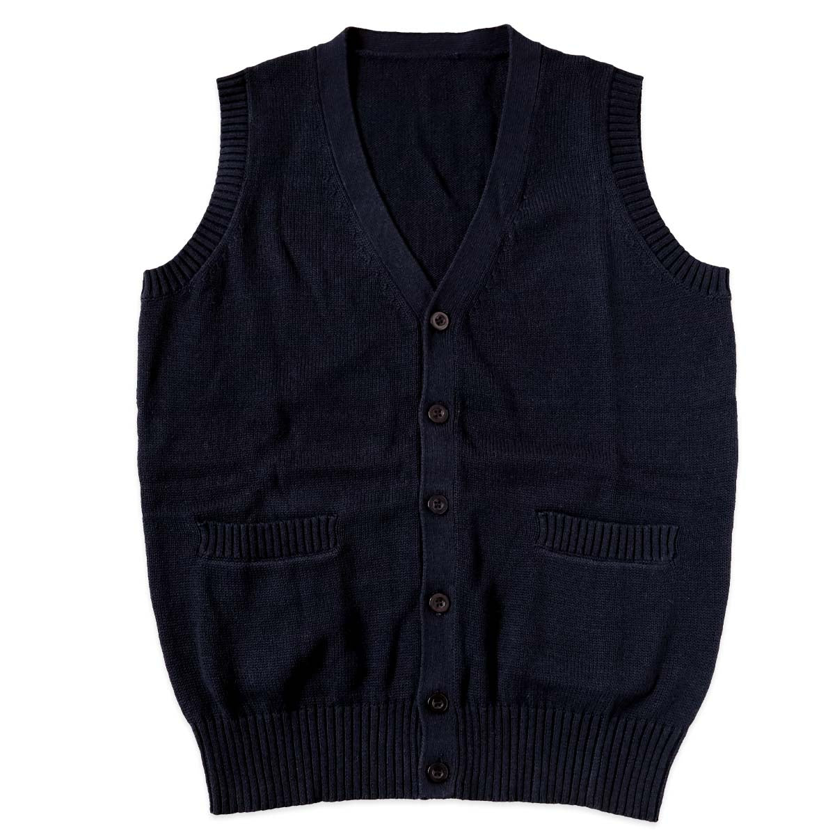 スクールベスト 女子 綿100% 制服 ニットベスト 前開き ベスト ニット S~3L 高校生 中学生 学生 レディース ポケット 洗える シンプル 無地 ホワイト オールシーズン 大きいサイズ チョッキ S M L LL 3L 前あき