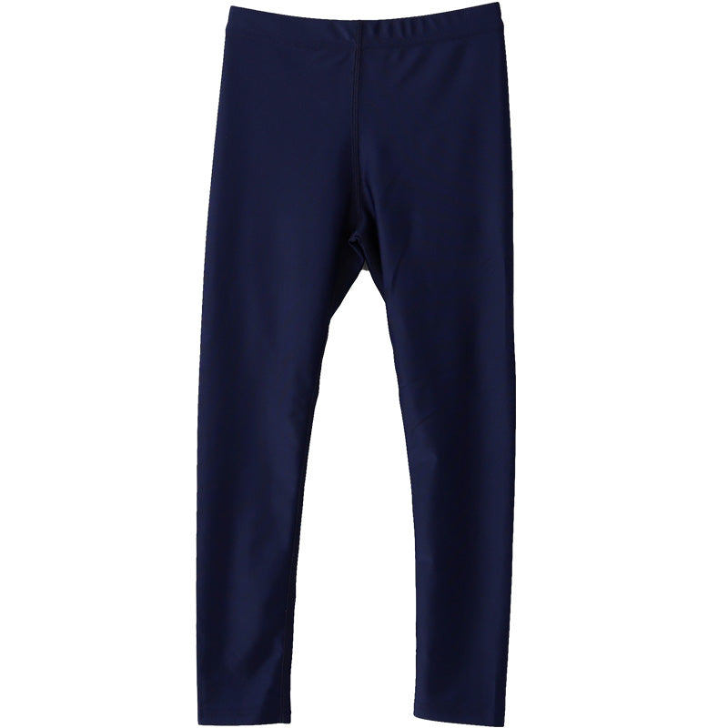 ラッシュガード レギンス キッズ 子供 スクール水着 ラッシュレギンス UVカット 90~170cm 9分丈 スパッツ スポーツ 男の子 女の子 スイムレギンス 学校 プール 授業 紫外線対策 海水浴 レジャー 川遊び