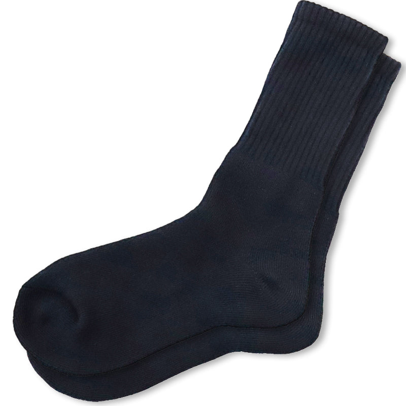 スクールソックス 靴下 クルー丈 厚手 丈夫 補強 無地 白 黒 抗菌防臭 吸汗速乾 男子 女子 学校用 通学用 クッション 体育 制服 学生服 子ども キッズ 小学生 中学生 高校生 14-16cm~24-26cm